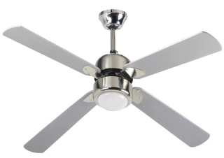 Stropní ventilátor s vestavěným světlem Fiji, vrtule 122cm, 3 rychlosti, E27, 60W, letní a zimní režim, ovládání řetízkem, Farelek